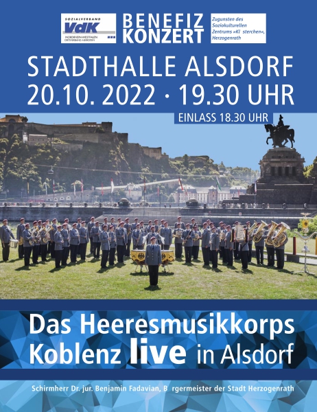 Das Heeresmusikkorps Koblenz live in Alsdorf