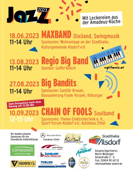 Jazz 2023 mit CHAIN OF FOOLS Soulband