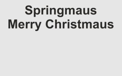 Springmaus – Merry Christmaus