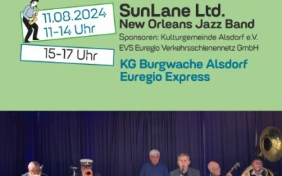Jazz + Café Konzerte: Die SunLane Ltd New Orleans Jazz Band of Aachen