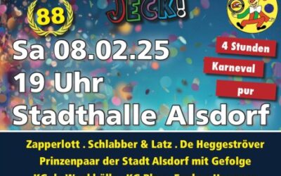 Mer sind  88 Johr Jeck und immer noch Jeck