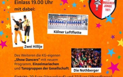 GALASITZUNG 2025 der KG Buscher Jonge 1971 Alsdorf e. V.