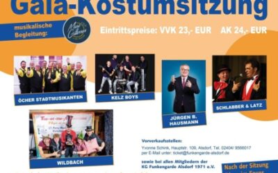 Gala-Kostümsitzung KG Funkengarde Alsdorf 1971 e.V.